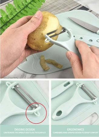 طقم سكاكين فاكهة مكون من 4 قطع