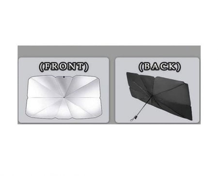 مظلة شمسية قابلة للطي لزجاج السيارة الأمامي