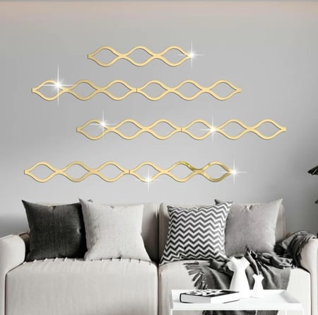 ديكور جداري ملصقات على شكل الدمعة