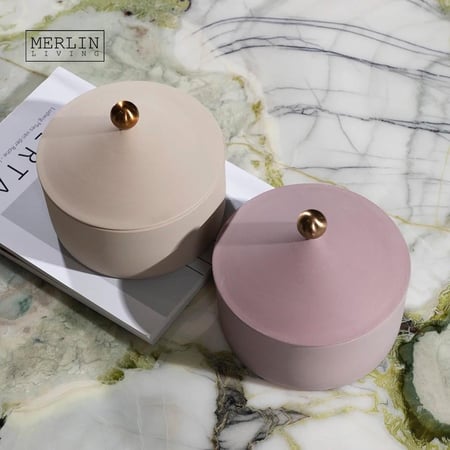 مجموعة الديكور الاسكندنافية جرة من الخزف