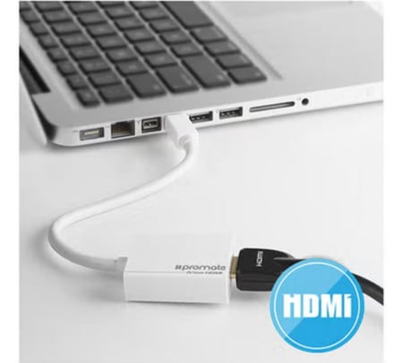 محول آي فيو HDMI ميني ديسبلاي بورت إلى HDMI أبيض