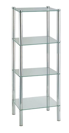 رفوف حمام عدد 4 رفوف مربع