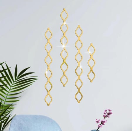 ديكور جداري ملصقات على شكل الدمعة