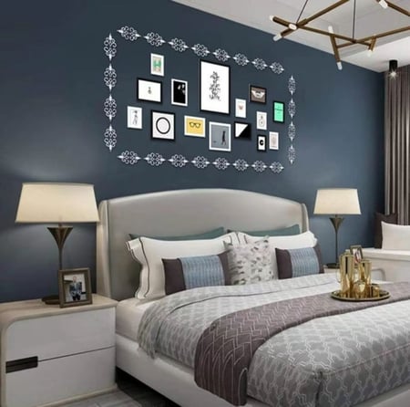 ديكور زخارف ملصقات حائط ثلاثي الأبعاد