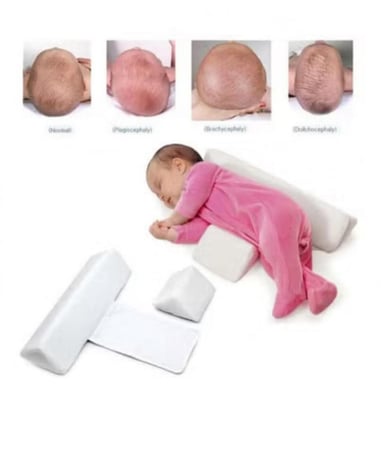 وسادة للنوم على الجانب بتصميم فريد مريح مضادة للانقلاب وتسمح بالتهوية للأطفال