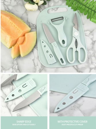 طقم سكاكين فاكهة مكون من 4 قطع