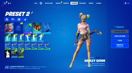 تأجير حساب سوني + فوق 190 سكن + سكن هارلي كوين + فاس النعناع + طور الزومبي القديم + حزمه الثلجيه + حزمه الناريه + حزمه دارك + سكنات من الايتم