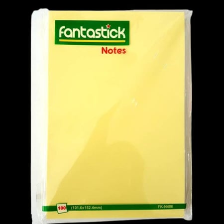 ورق ملاحظات 4*6 فانتستك (اصفر)
