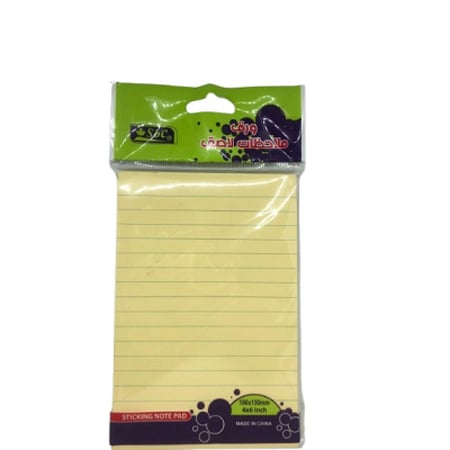 ورق ملاحظات 4*6 مسطر sbc