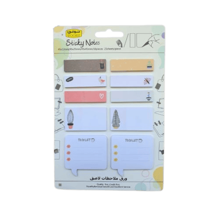 تولي ورق ملاحظات اشكال