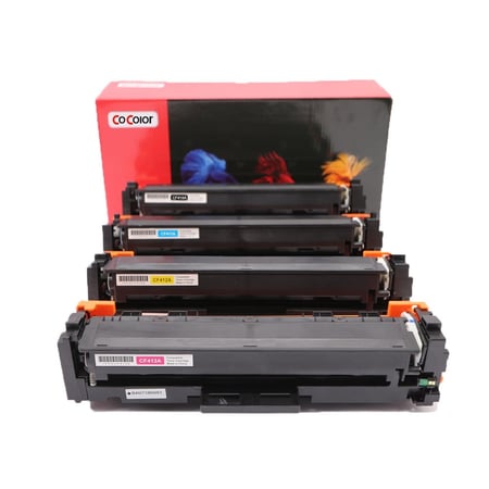 طقم طابعة حبر ليزر 410A ملون CF410A CF411A CF412A CF413A