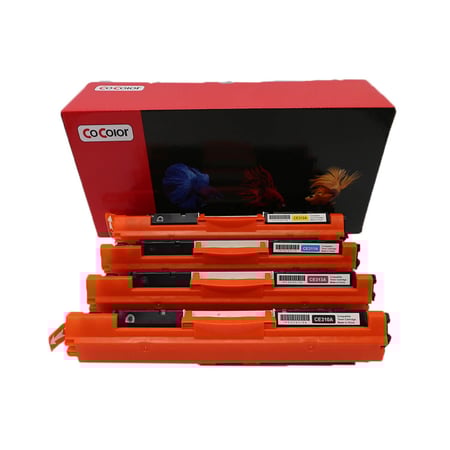 طقم طابعة احبار 126A ملونة CE313A CE312A CE311A CE310