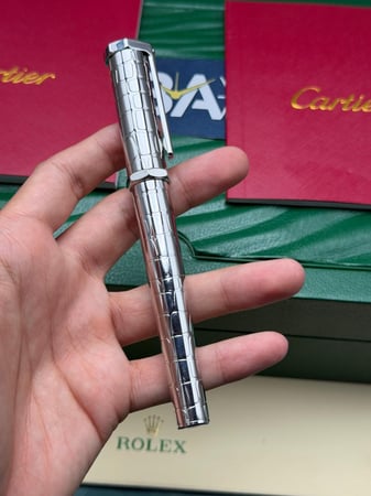 قلم كارتير سانتوس دومو دو فضي ماستر كوالتي (غطاء)