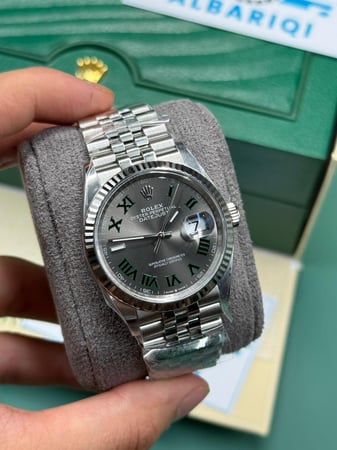 ساعة رولكس ديت جست مقاس 36 اعلى مكينة سوبر كلون