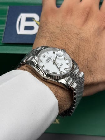 ساعة رولكس ديت جست مقاس 36 اعلى مكينة سوبر كلون