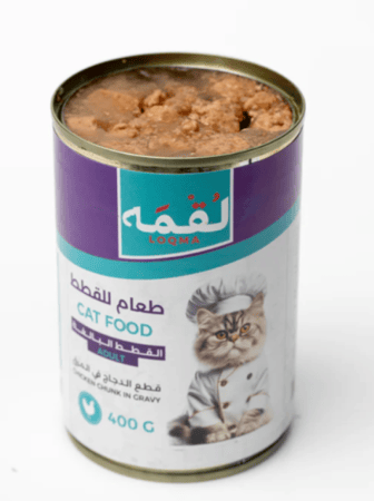 قطع الدجاج بالمرق للقطط البالغة من لقمة 400g