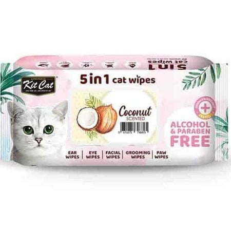 كت كات مناديل معطرة 5 في 1 برائحة بودرة الاطفال 80 منديل