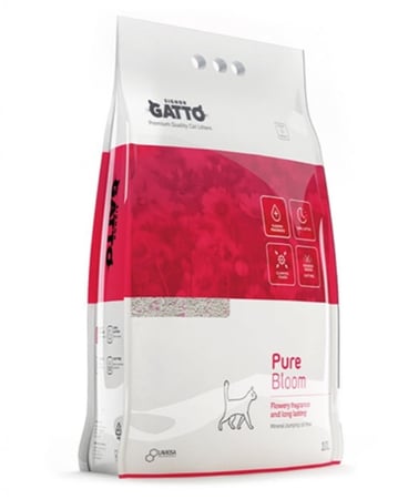 سينيور غاتو الوردي النقي رمل مهد للقطط 10 لتر