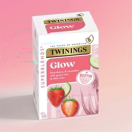 شاي أخضر مزيج سوبر Twining لنضارة البشرة