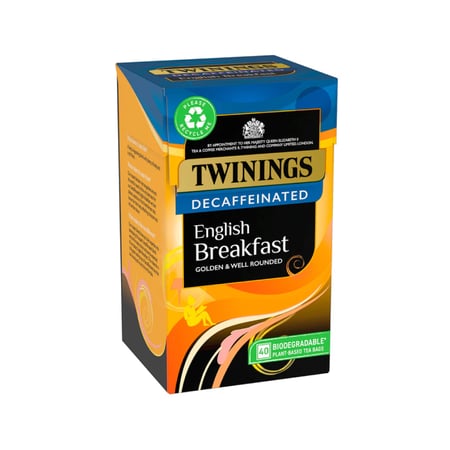 شاي الفطور الإنجليزي بدون كافيين Twinings