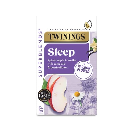 شاي أعشاب مزيج سوبر Twining لنوم هادئ