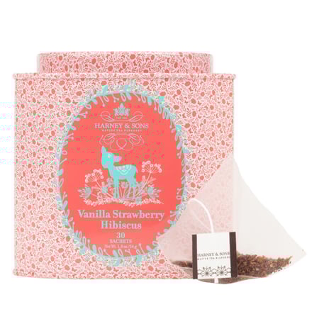 شاي الفانيلا والفراولة والكركديه للأطفال Harney & Sons