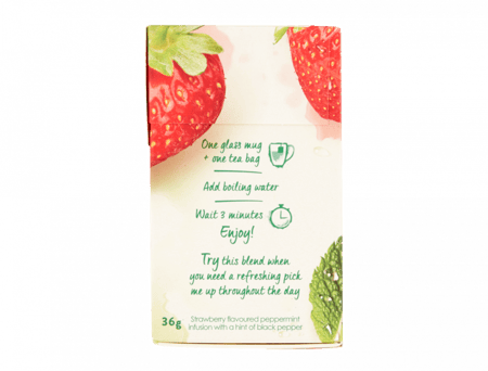 شاي أعشاب Twining بالنعناع والفراولة والفلفل الأسود