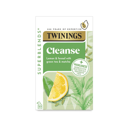 شاي أخضر مزيج سوبر Twining كلينز ماتشا