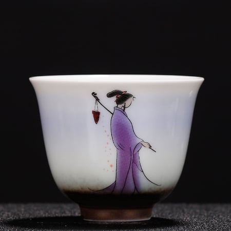 كوب شاي/اسبريسو ياباني Hina Purple