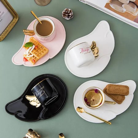 طقم فناجيل إسبريسو Wings