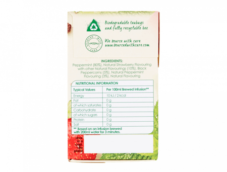 شاي أعشاب Twining بالنعناع والفراولة والفلفل الأسود