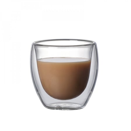 كوب زجاجي مزدوج Aero