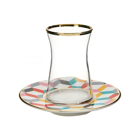 طقم استكانات شاي تركي 3D