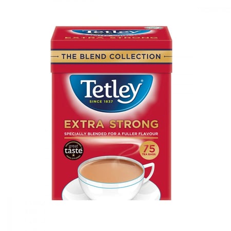 شاي أسود Tetley بنكهة قوية