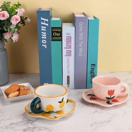 كوب سيراميك يدوي Miyake Pink