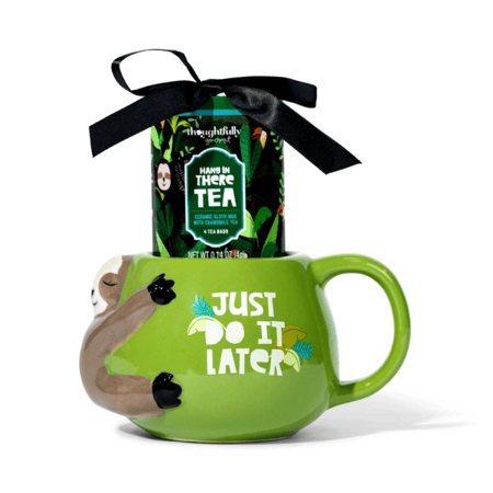 مجموعة كوب وشاي Sloth Thoughtfully