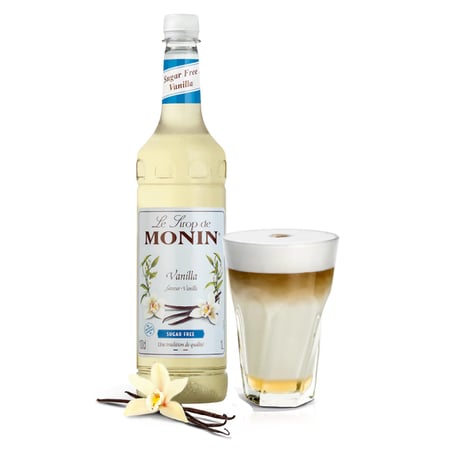 سيروب Monin نكهة الفانيلا بدون سكر