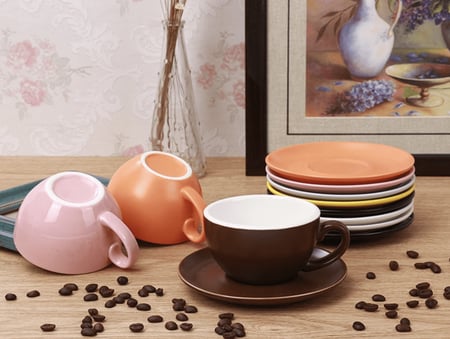 كوب كابوتشينو Loveramics بني