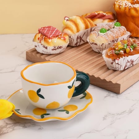 كوب سيراميك يدوي Miyake Lemon