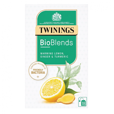 شاي أعشاب Twining BioBlend بالليمون والزنجبيل