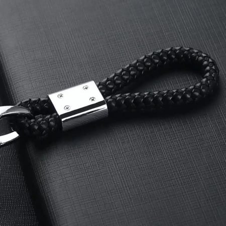 ميدالية | مفتاح بشعار كيا من الجلد والحديد