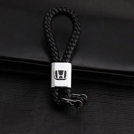 ميدالية | مفتاح بشعار هوندا من الجلد والحديد