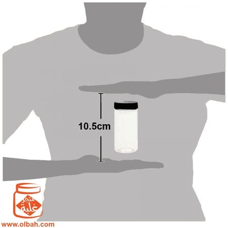 علبة حجم 200مل غطاء أسود - الكمية 140 علبة