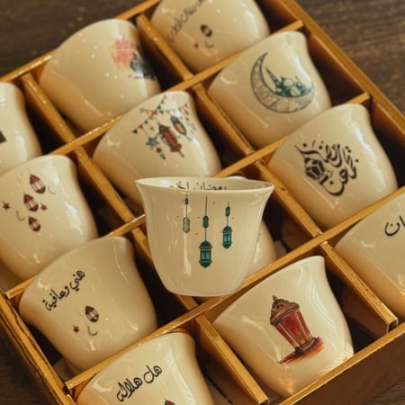 طقم فناجين "بهجة رمضان"