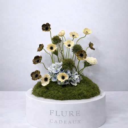 ورد صناعي أنيق لطاولة الاستقبال والضيافة