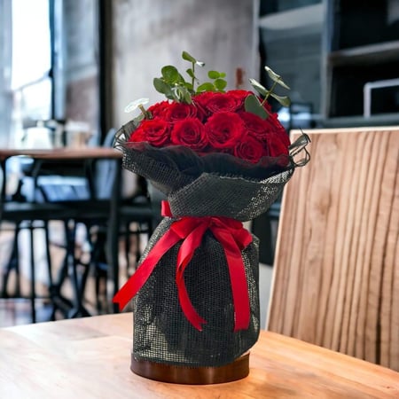 بوكيه ورد الحب