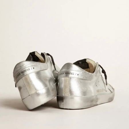 Women’s Super-Star sneakers with star and silver heel tab
