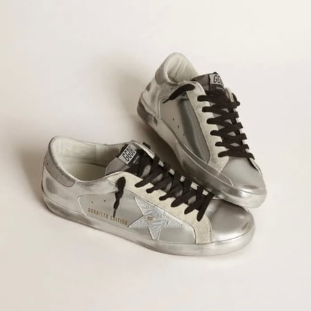 Women’s Super-Star sneakers with star and silver heel tab