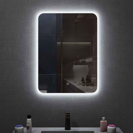 مرايا LED لونين مودرن  مقاس 60*80