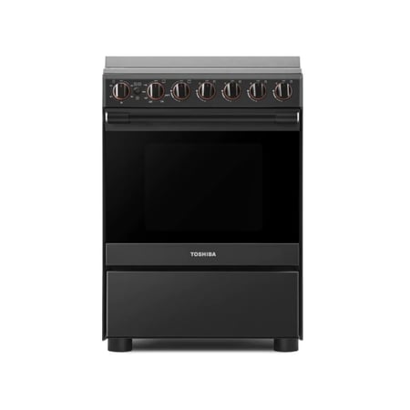 موقد غاز قائم بذاته من توشيبا 4 شغله ستانلس ستيل مع شواية مقاس 60x60